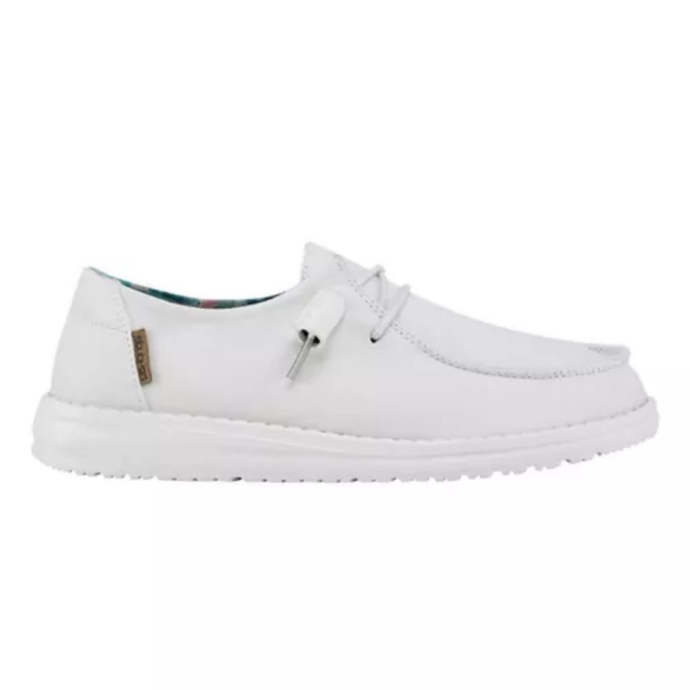 HEY DUDE White Wendy Shoes women’s size 7